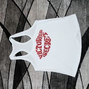 VICTORIA SECRET GLITTER SHINE LIP- STICK 💋 2019 RACERBACK TANK-TOP